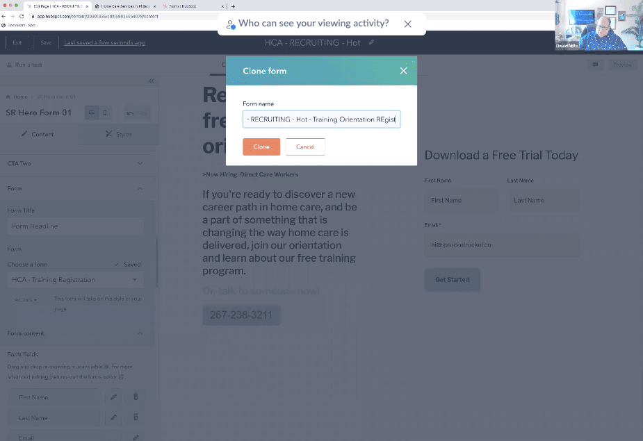 forms in HubSpot