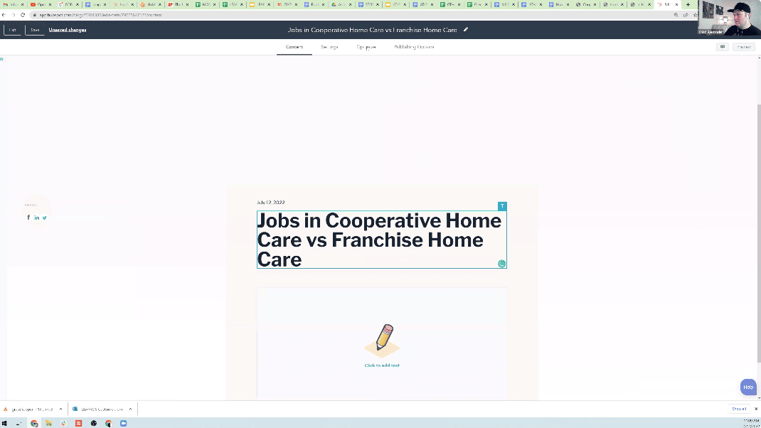 blogs in HubSpot